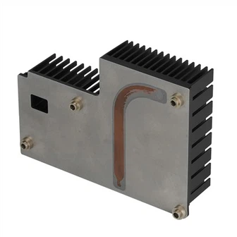 Dissipatore di calore Vrm per tubi di calore in estrusione di alluminio