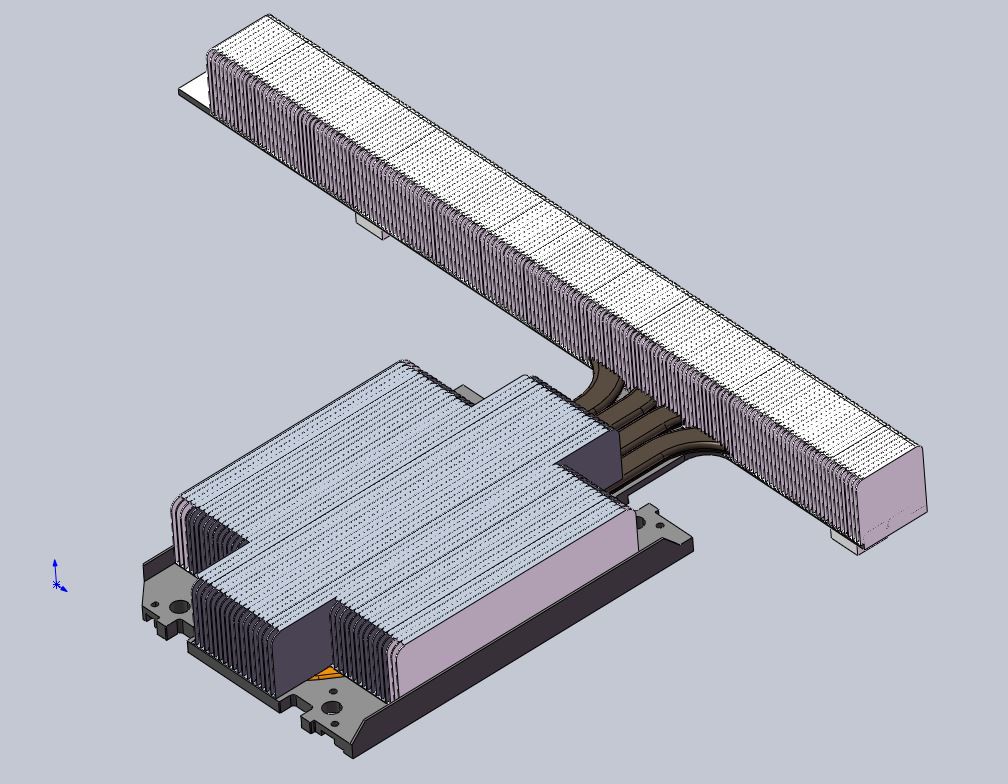 high performance server CPU heatsink high performance server CPU heatsink