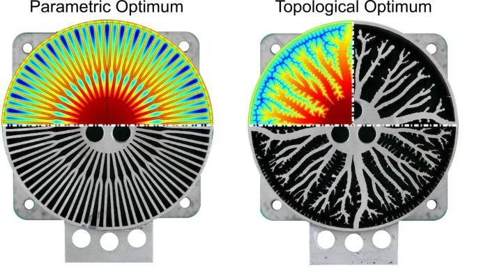 3D printing heatsink simulation