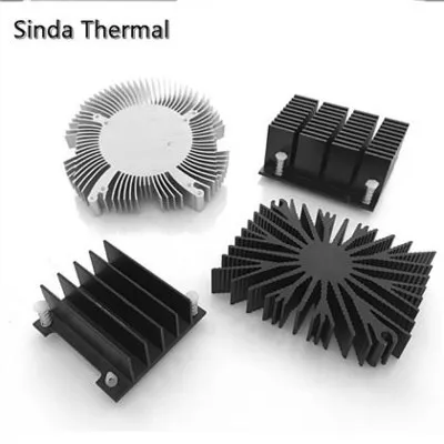 Dissipatore di calore in alluminio estruso personalizzato