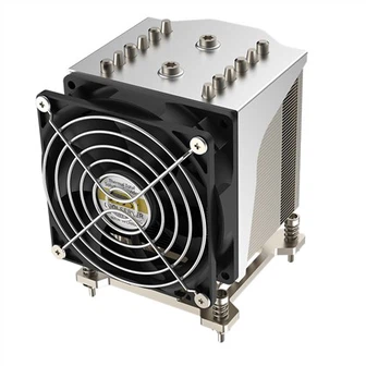 Radiatore per CPU con aletta a torre in alluminio con tubo di calore